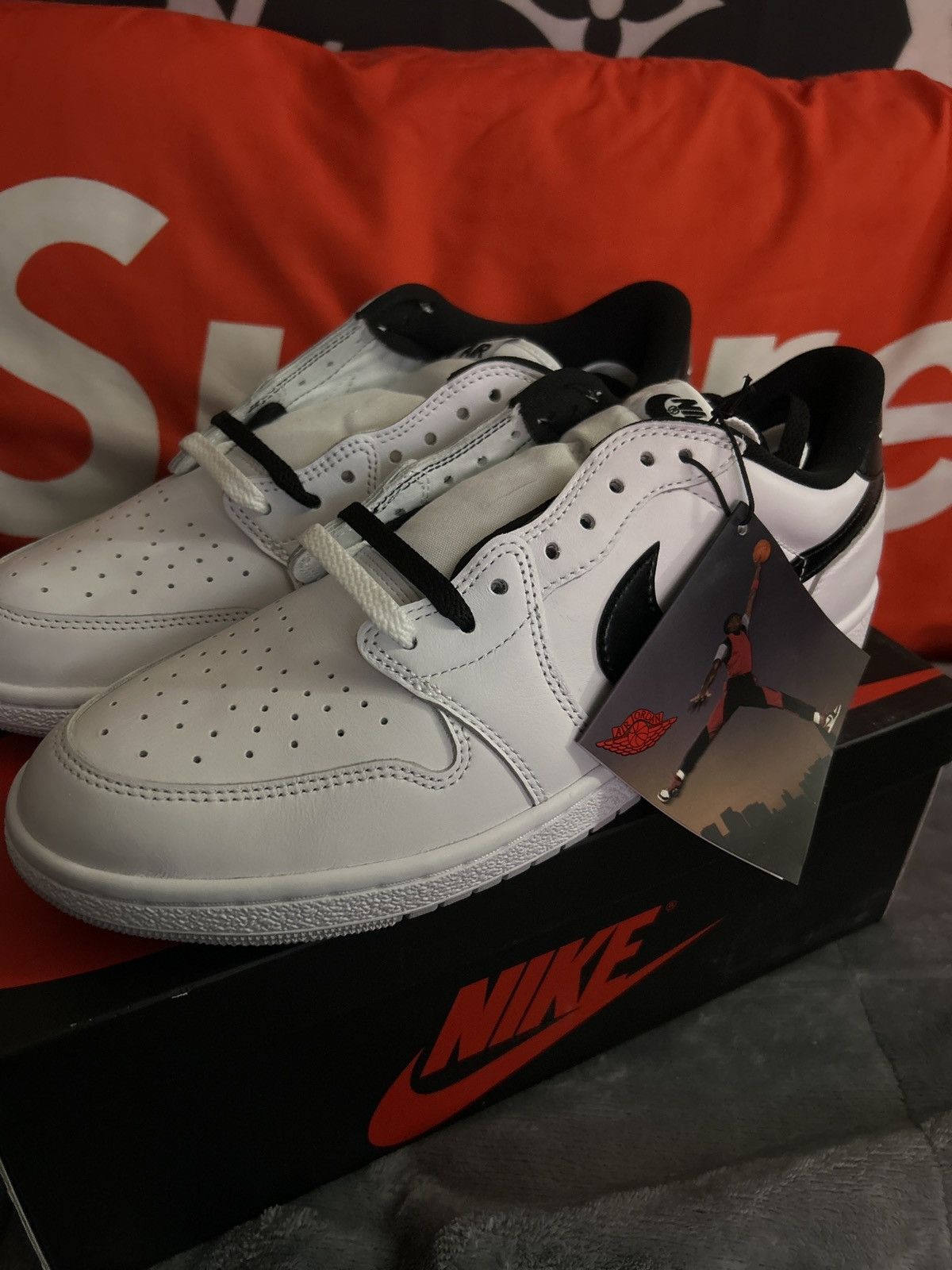 Nike Jordan 1 Low ‘Black Metallic’ Sz 13 Size US 13 / EU 46 - 2 Thumbnail