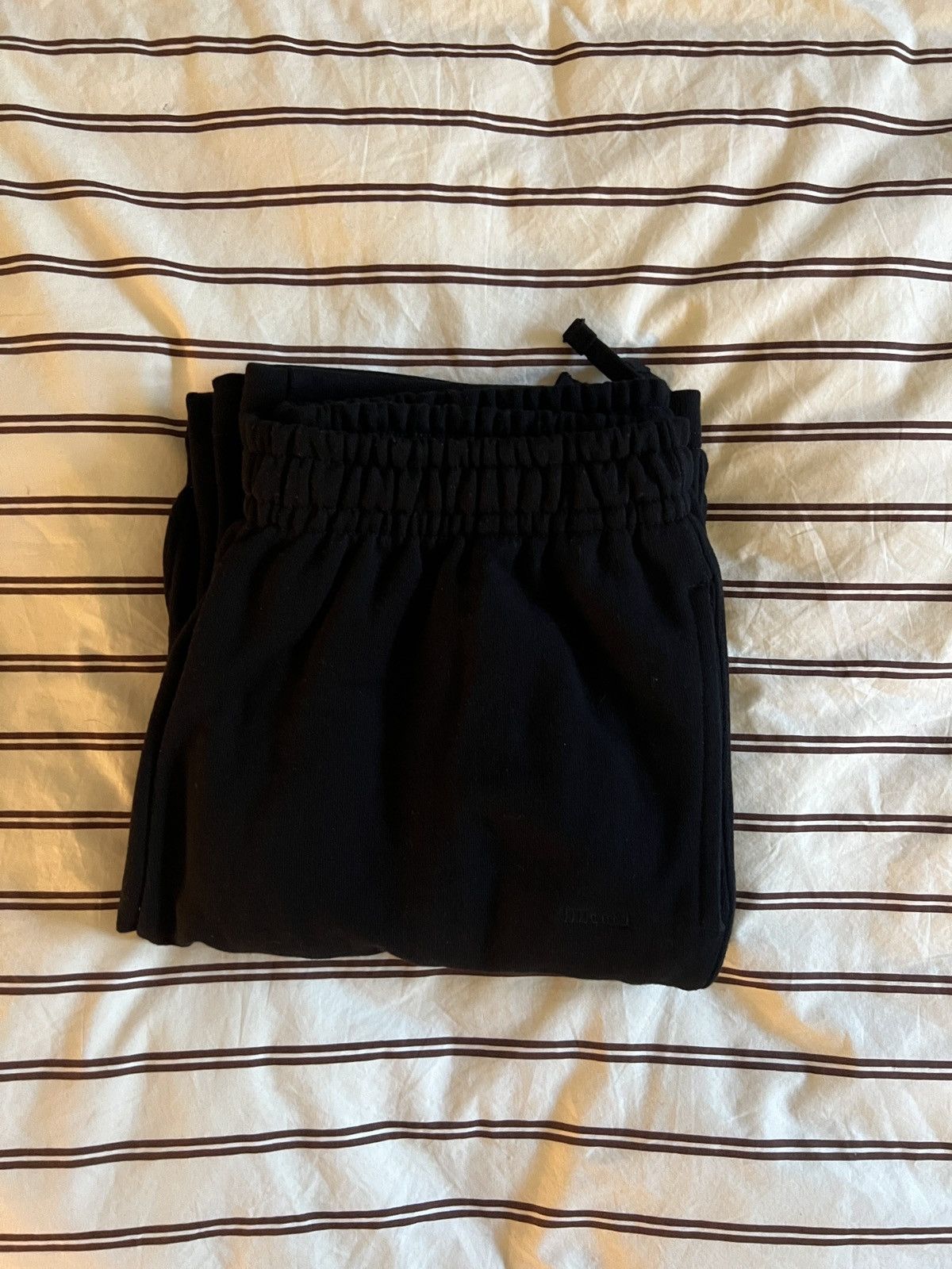 JJJJound JJJJound J2000 Sweatpants Black French Terry - Small Size US 29 - 2 Thumbnail