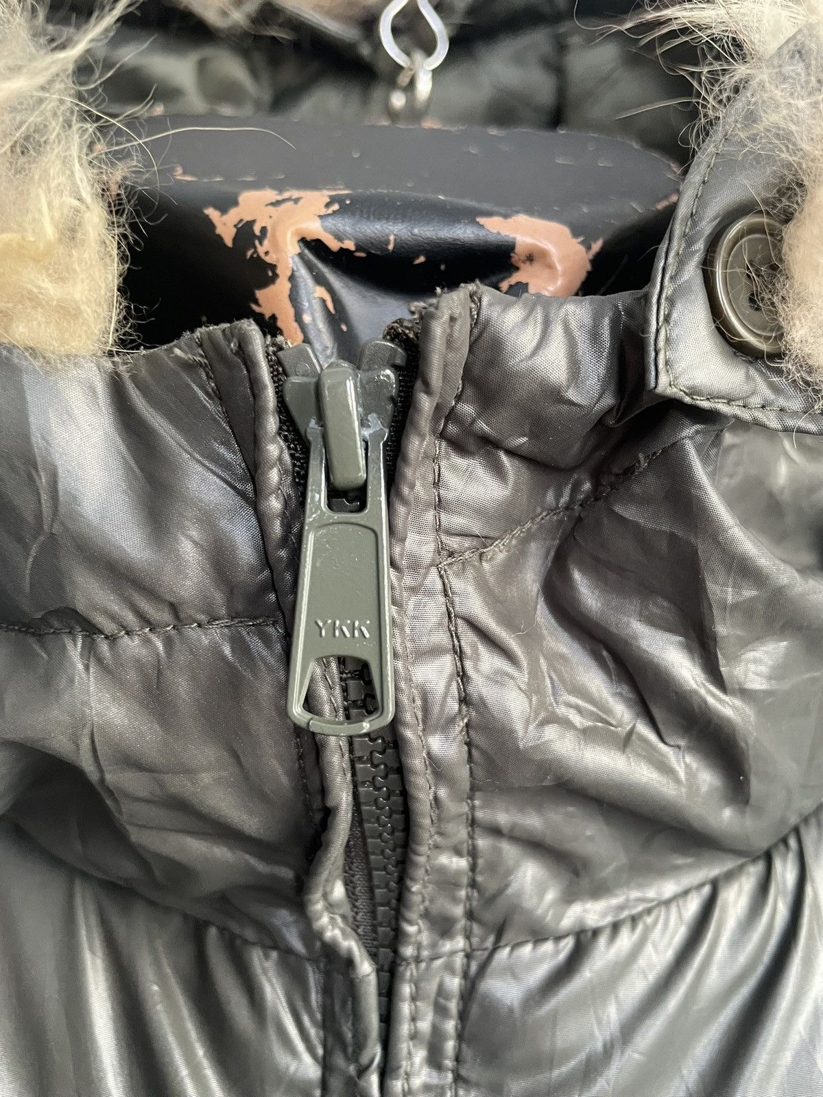 If Six Was Nine Hysteric glamour style fur hood bomber cropped jacket y2k Size US M / EU 48-50 / 2 - 5 Thumbnail