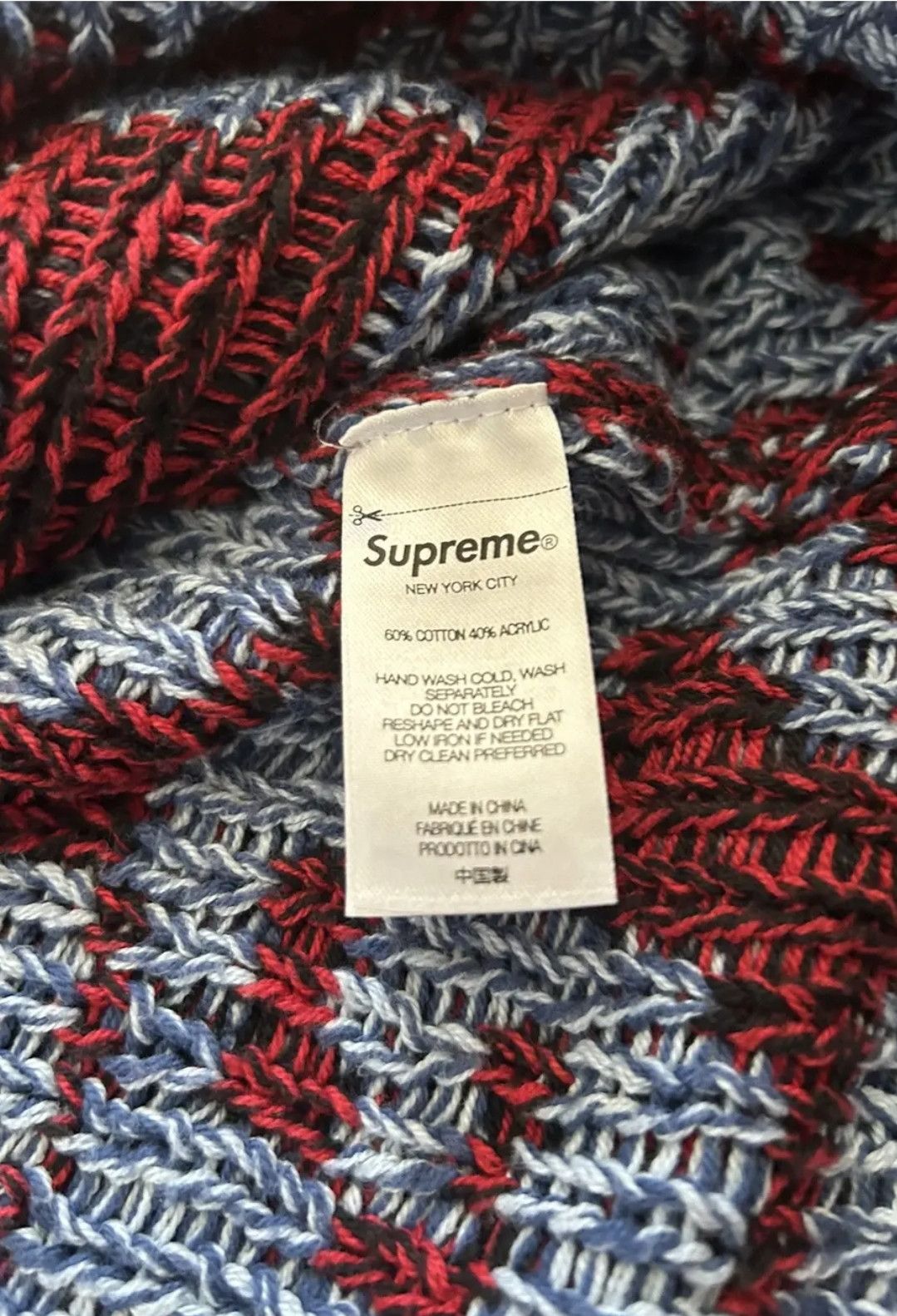 Supreme Supreme Stacked Knit Sweater Size US M / EU 48-50 / 2 - 5 Thumbnail