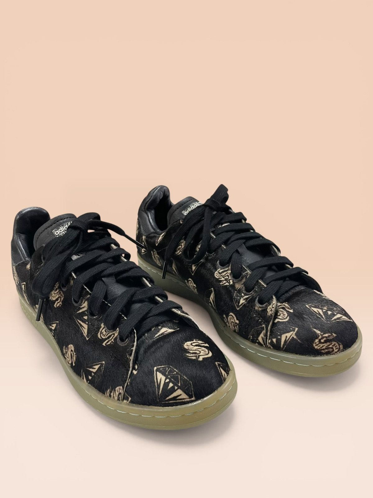 Adidas × Pharrell Adidas Originals x Pharrell x BBC "Pony Hair" Stan Smith Size US 6 / EU 39 - 16 Thumbnail