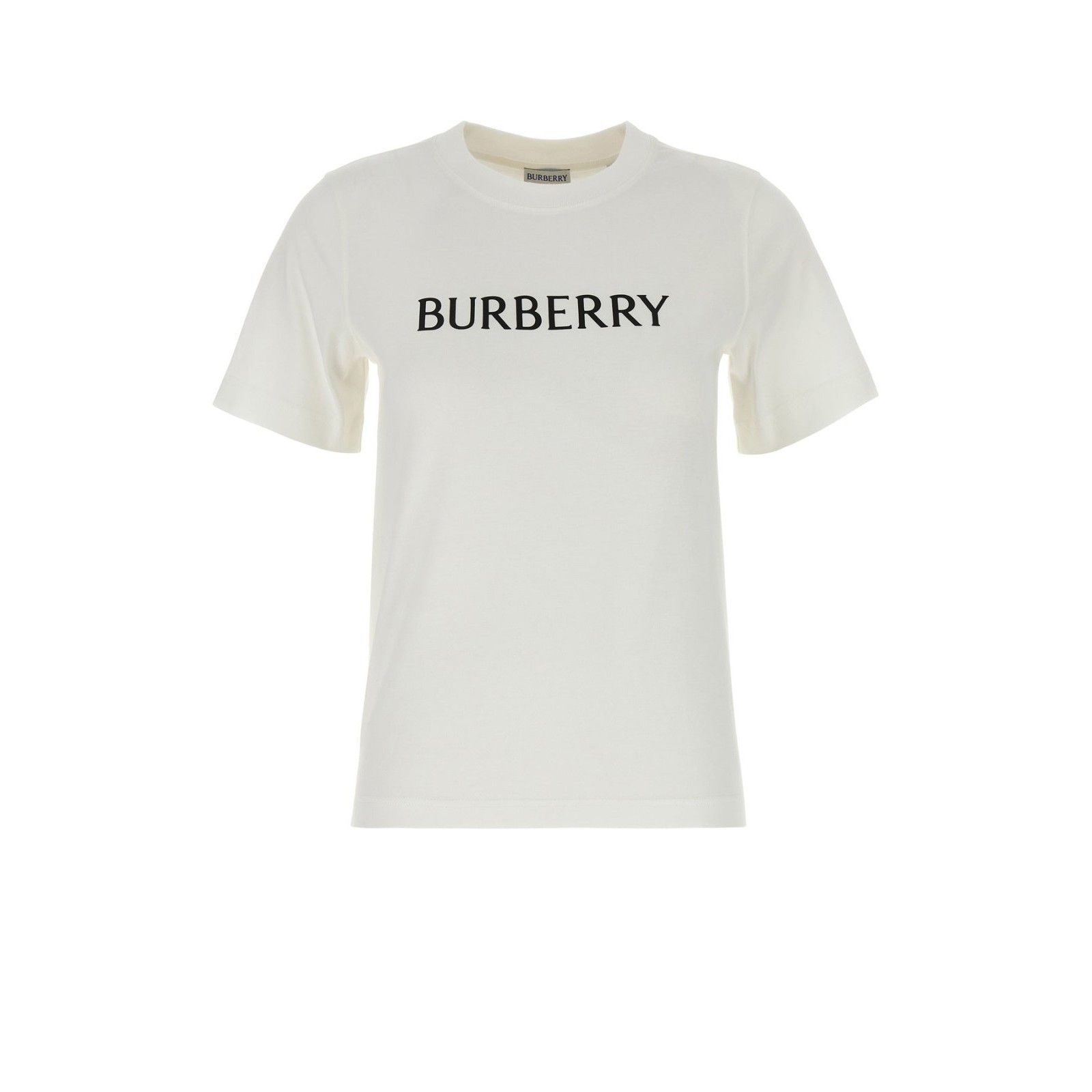 BURBERRY White Cotton T-shirt New & Authentic (Women's size: