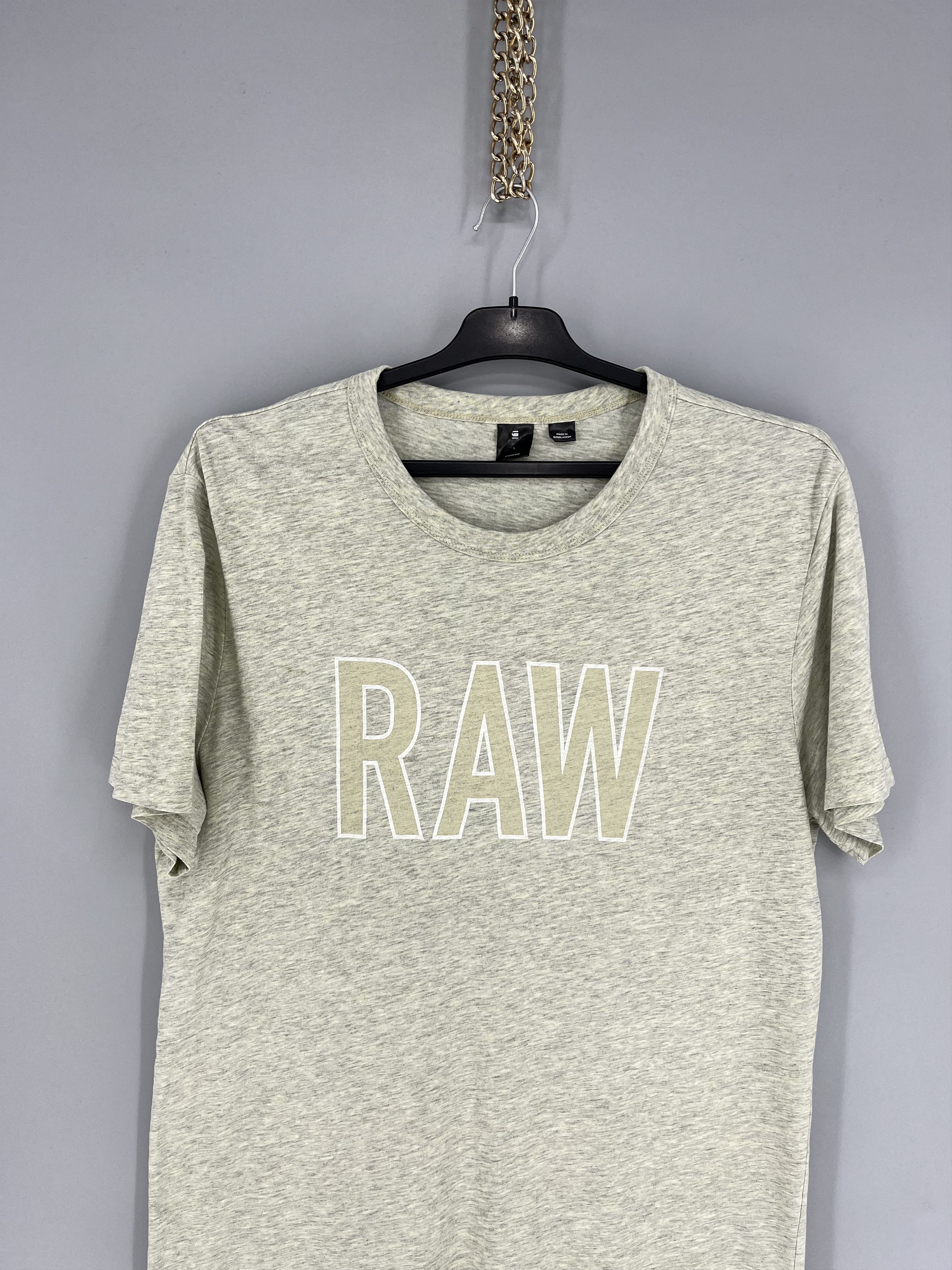 Other Vintage G-Star Raw T-Shirt Grey Big Centre Logo Size L Size US L / EU 52-54 / 3 - 6 Thumbnail
