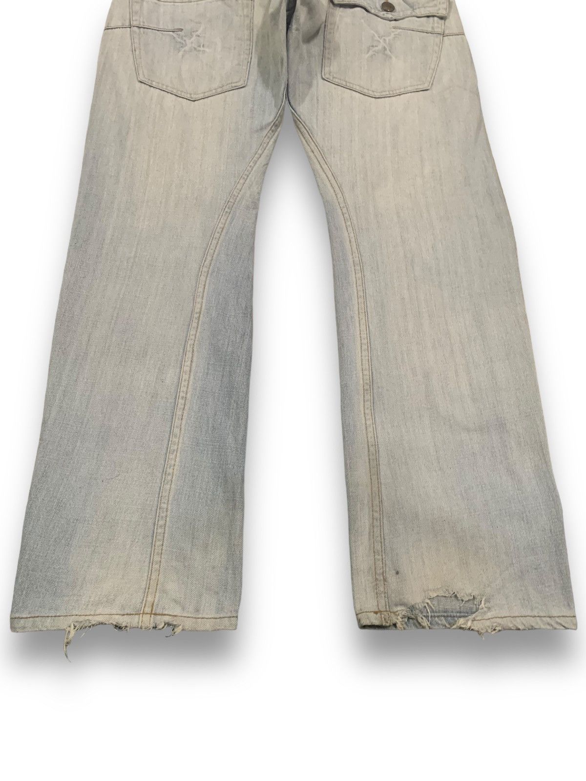 If Six Was Nine Vintage Japanese Handcrafted Double Waist Punk Style Jeans Size US 30 / EU 46 - 18 Thumbnail