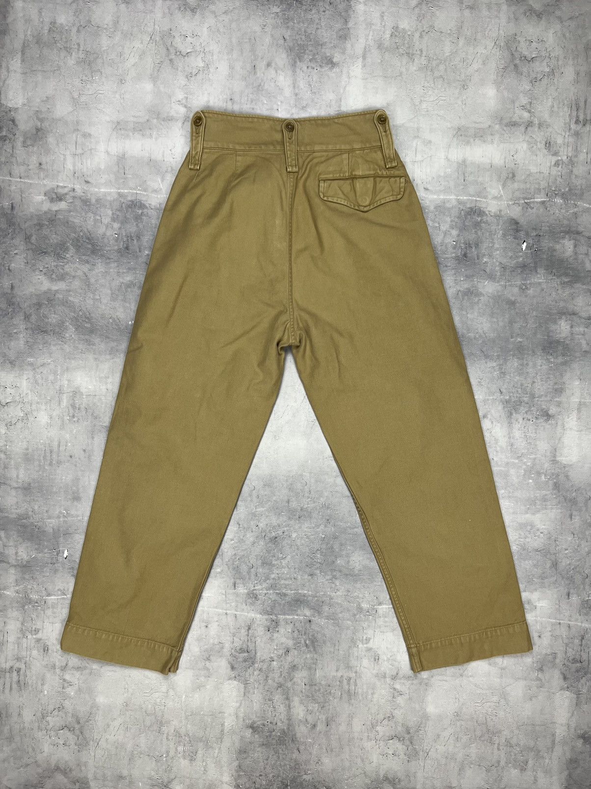 Nigel Cabourn Nigel Cabourn - BRITISH ARMY PANT VINTAGE TWILL BEIGE Sz 6 Size 27" / US 4 / IT 40 - 3 Thumbnail