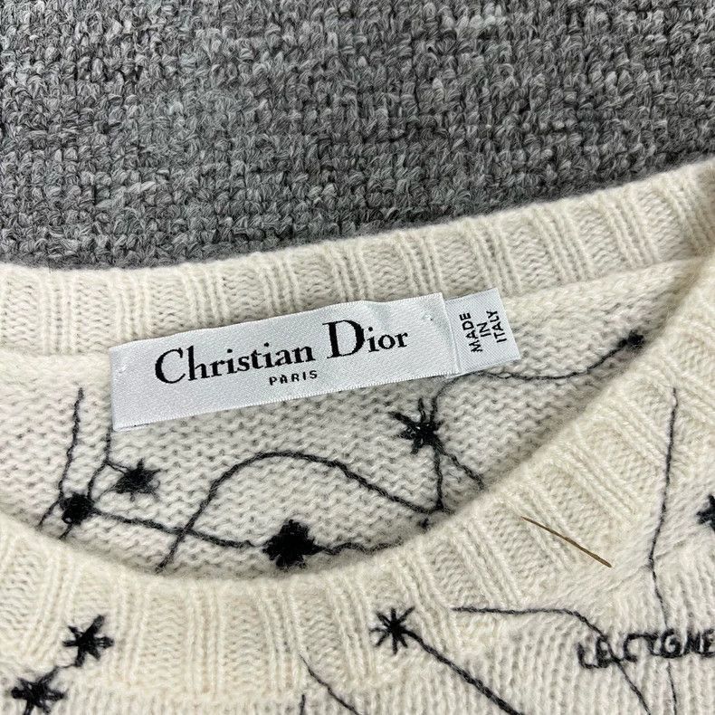 Dior Dior Zodiac Embroidered Cashmere Sweater-2506 Size S / US 4 / IT 40 - 7 Thumbnail