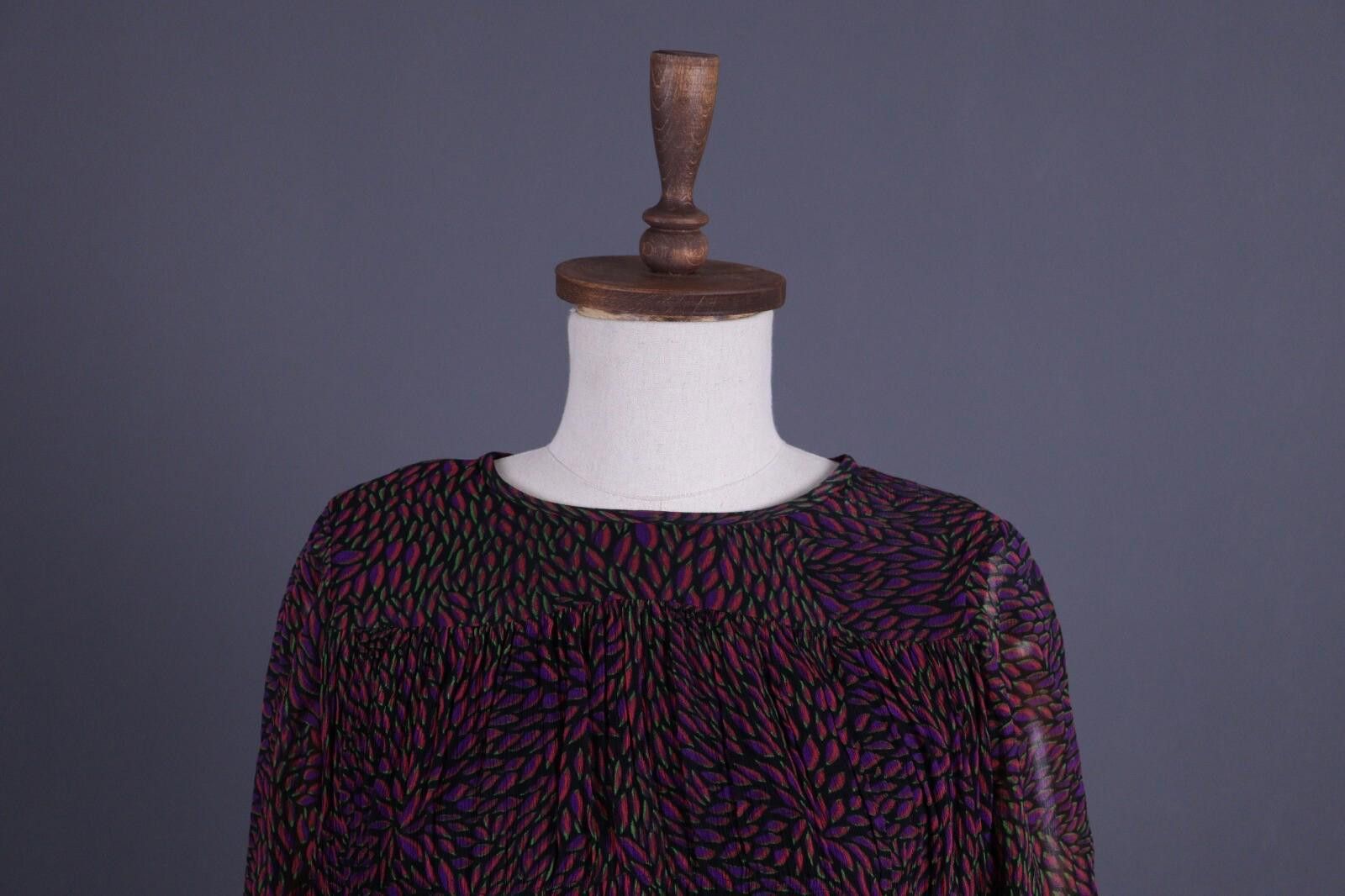 Wilkes Bashford BA&SH Multicolor Floral Relaxed Mesh Dress Size 0 / XS Size XS / US 0-2 / IT 36-38 - 2 Thumbnail