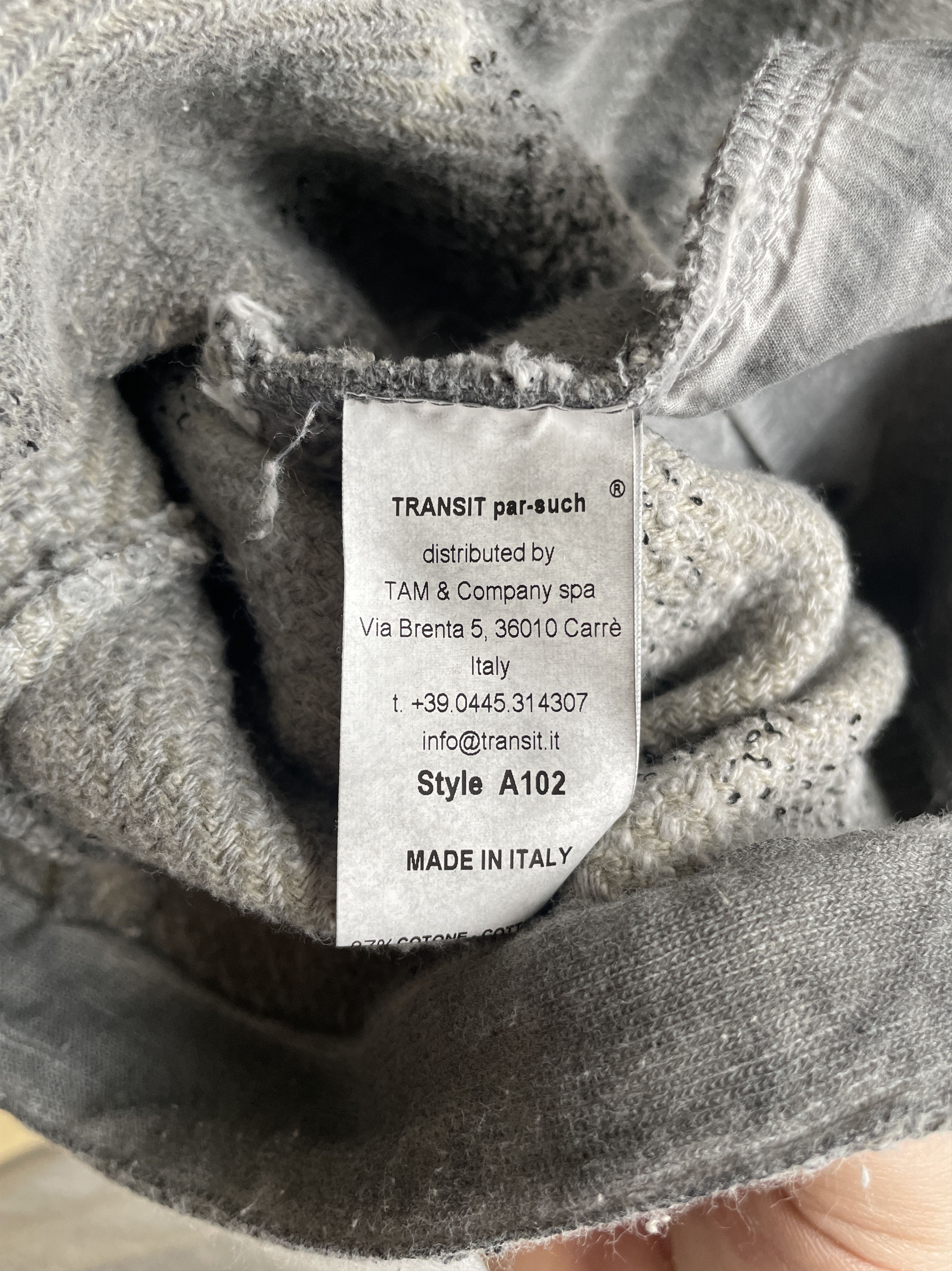 Transit Transit Par Such Garment Dyed Distressed Boucle Tweed Blazer Size M / US 6-8 / IT 42-44 - 9 Thumbnail