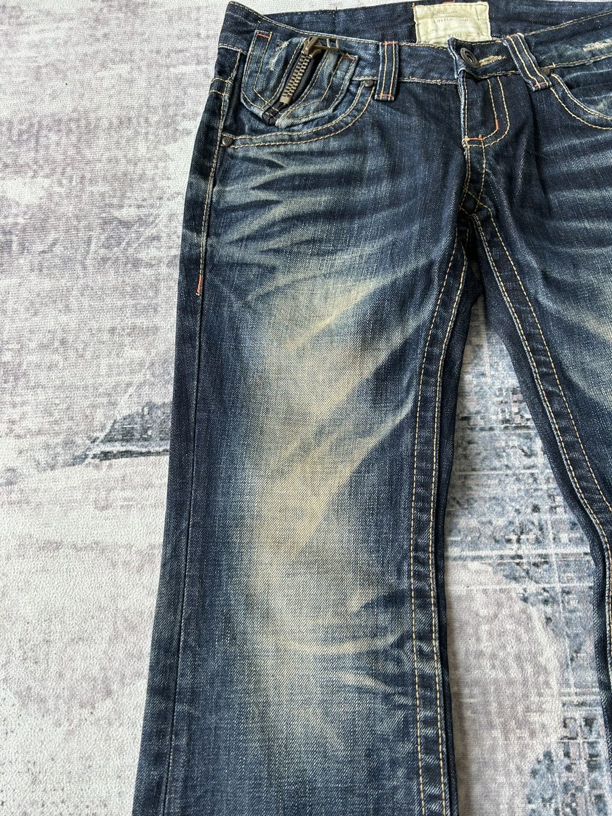 If Six Was Nine Lolita Y2k Design Flared Jeans Size 30" / US 8 / IT 44 - 11 Thumbnail