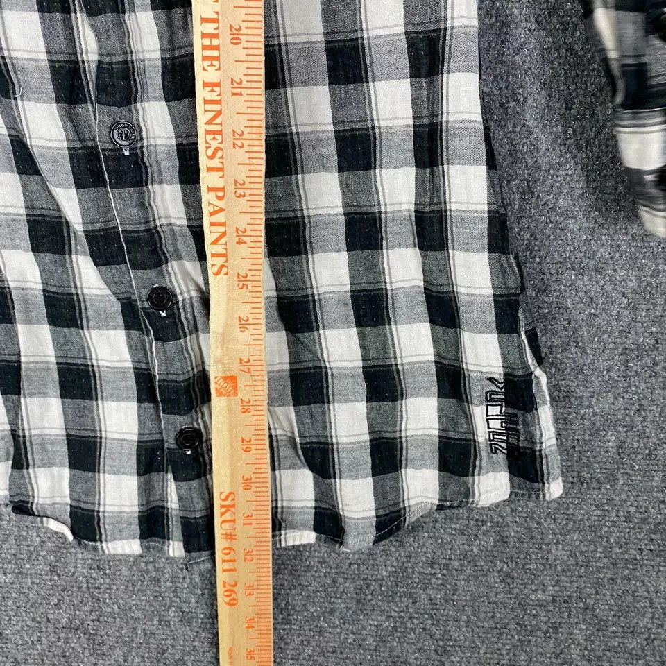 Volcom Volcom Button Up Top Women's Small Long Sleeve Checkers Size S / US 4 / IT 40 - 8 Thumbnail