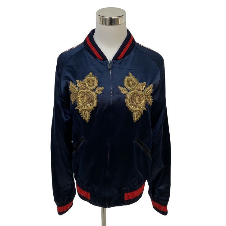 Gucci Gucci Floral Embroidery Bomber Jacket Size 46 Size US S / EU 44-46 / 1 - 1 Thumbnail