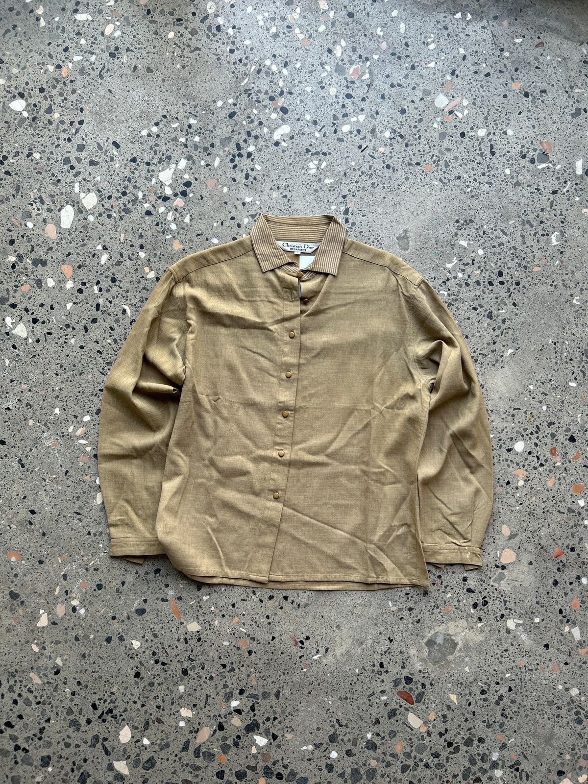 Dior ✨ Christian Dior Brown Shirt ✨ Size US S / EU 44-46 / 1 - 1 Thumbnail
