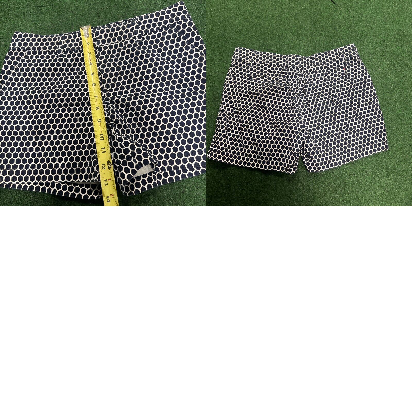 Tommy Hilfiger Tommy Hilfiger Women's Blue And White Gingham Shorts Size 4 Size 27" / US 4 / IT 40 - 8 Thumbnail