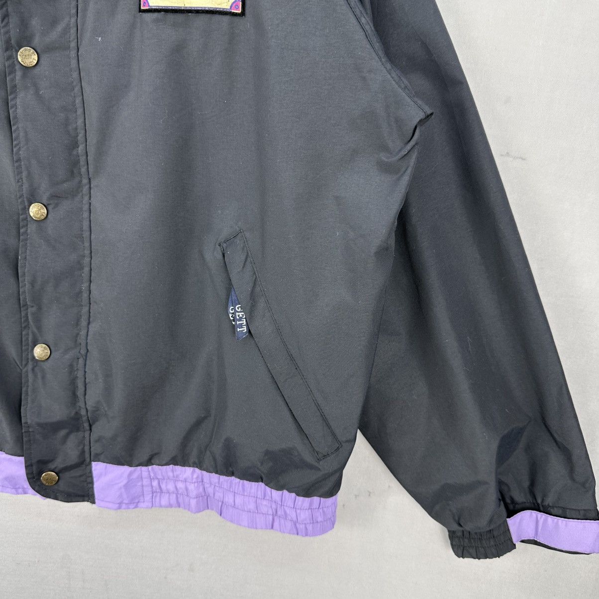 Japanese Brand Vintage 90's Exciting Fishing Gett Nylon Zipper Jacket Size US L / EU 52-54 / 3 - 3 Thumbnail