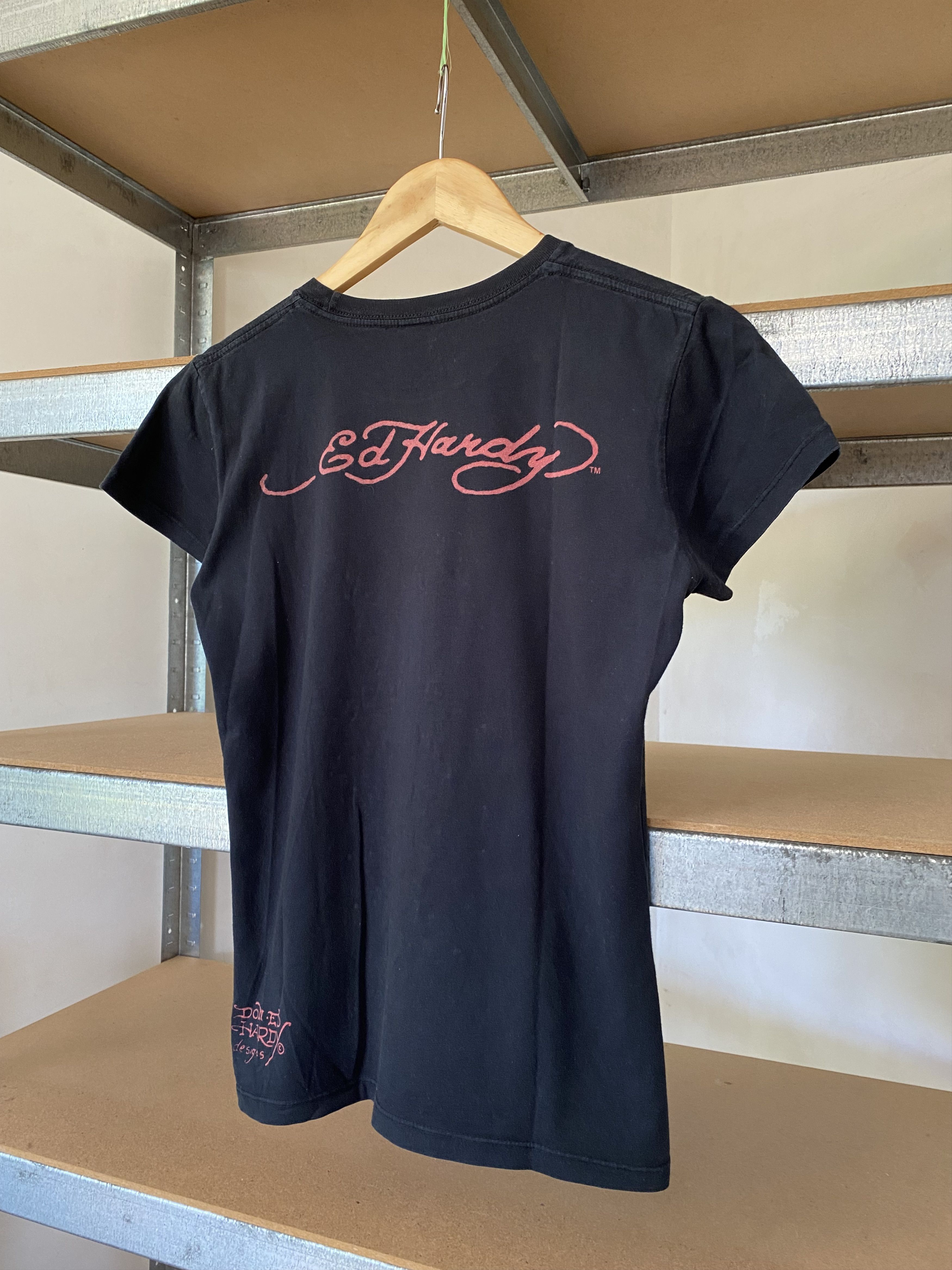 Christian Audigier Ed Hardy Vintage Y2K Cristian Audigier Black Streetwear Tee Size M / US 6-8 / IT 42-44 - 10 Thumbnail