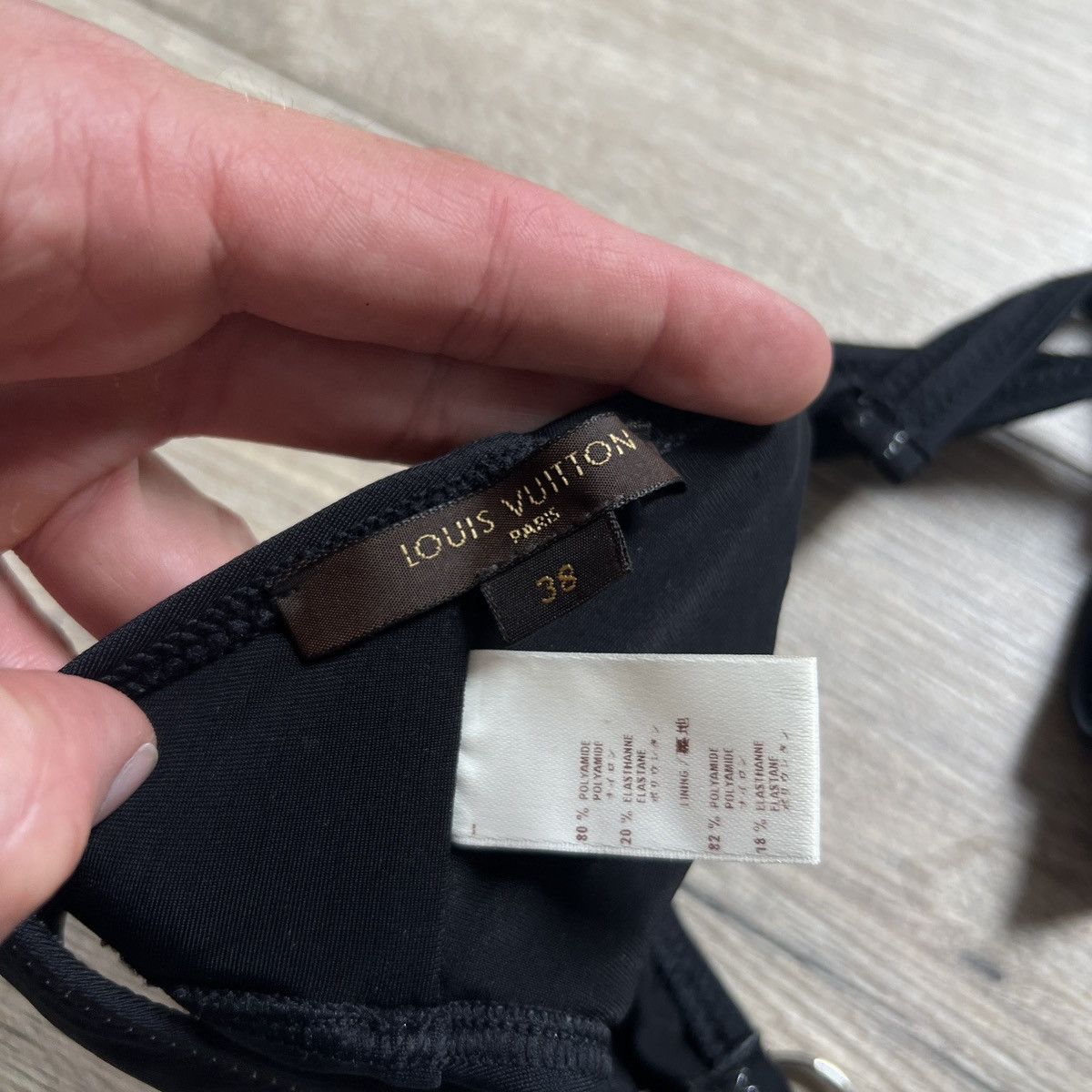 Louis Vuitton Louis Vuitton Two-pieces swimsuit Bikini Black Size M / US 6-8 / IT 42-44 - 10 Thumbnail