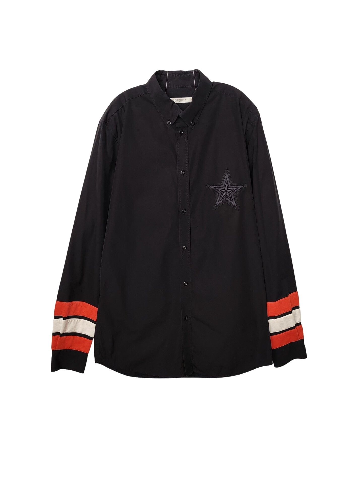 Givenchy Givenchy Star Embroidered Shirt Size M Size US M / EU 48-50 / 2 - 1 Thumbnail
