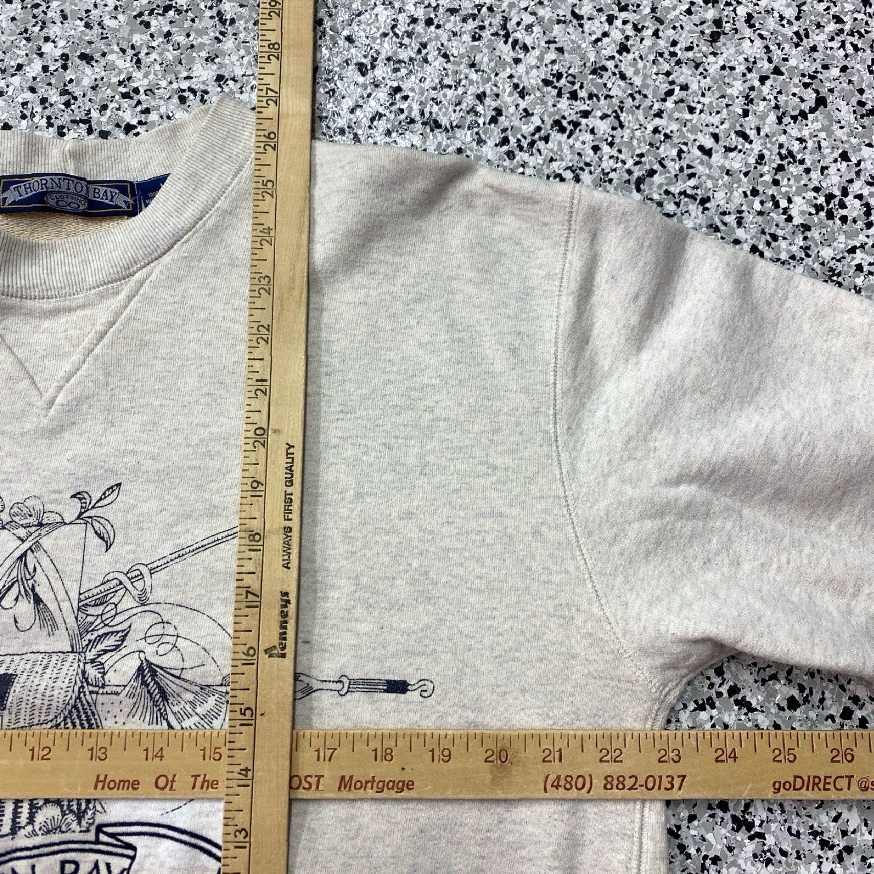 Vintage VINTAGE Fly Fishing Sweatshirt Pullover Crewneck Gray Medium Mens Outdoors 80s 90s Size US M / EU 48-50 / 2 - 4 Thumbnail