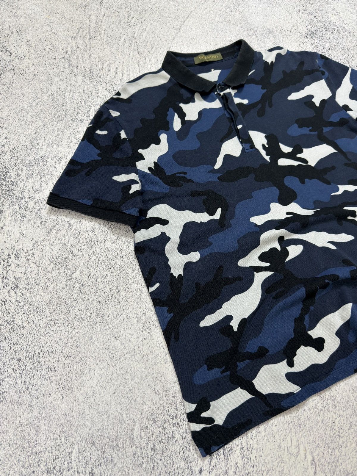 Valentino Valentino Garavani All-over Camouflage Polo Made in Italy Size US XXL / EU 58 / 5 - 2 Thumbnail