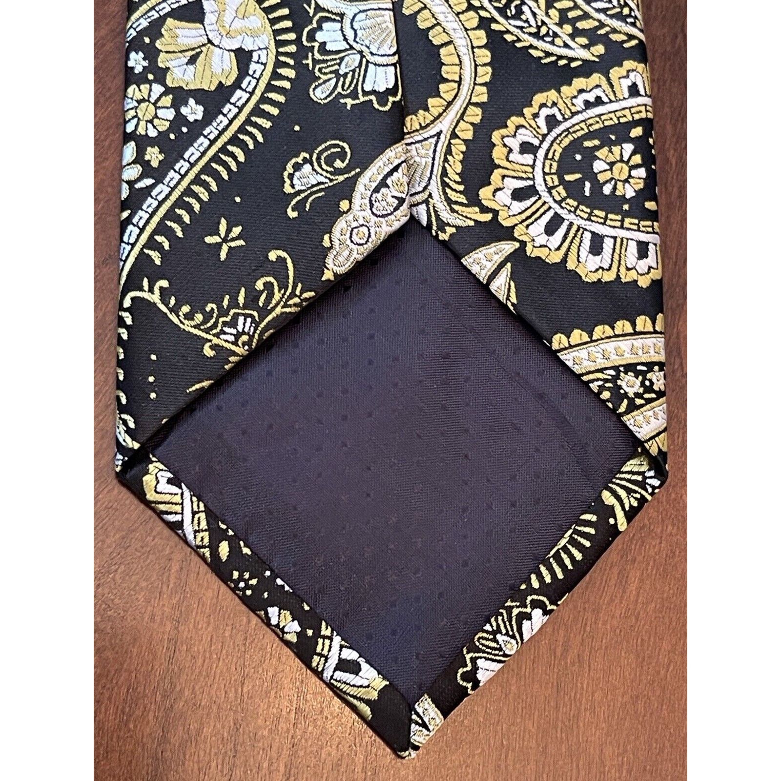 Stacy Adams Stacy Adams Hand Made Black Gold Polyester Made In China Size ONE SIZE - 2 Thumbnail