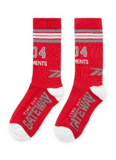Vetements o1y0924 Size: 2-5 US / Socks in Red Size ONE SIZE - 1 Preview