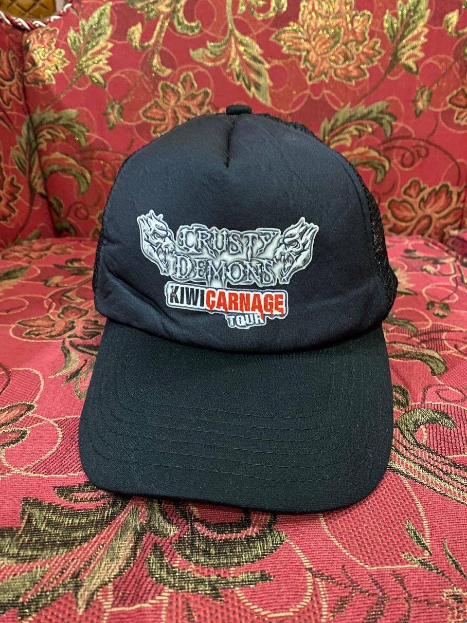 Vintage Crusty Demon Kiwi carnage Tour Mesh Cap Size ONE SIZE - 1 Thumbnail