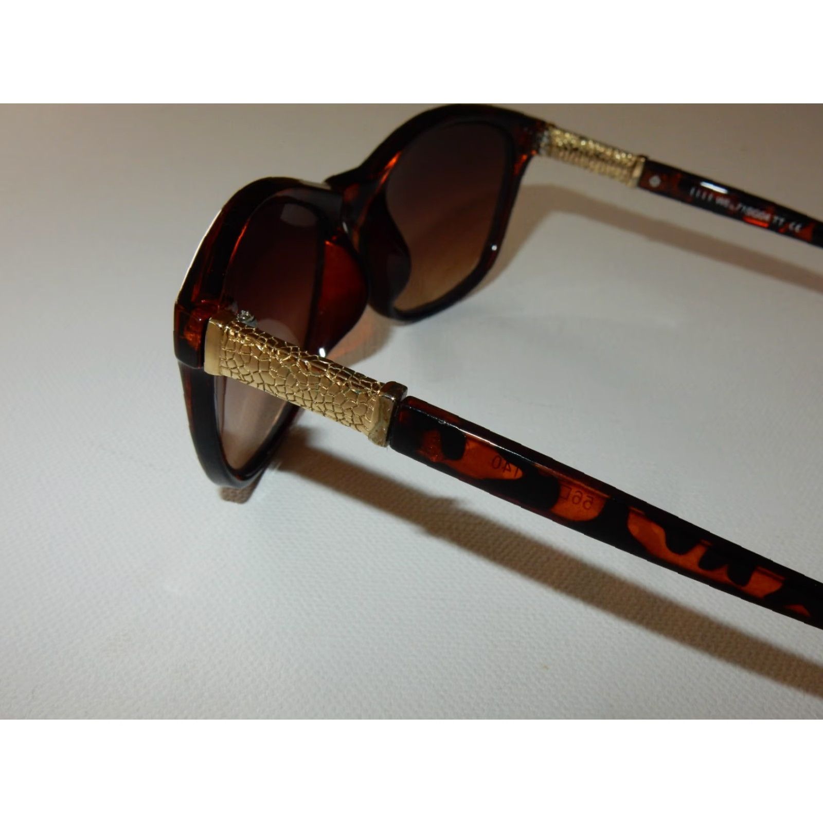 Vintage VINTAGE Elle Sunglasses Women Brown 56mm UV Protection Small Scratches Size ONE SIZE - 4 Thumbnail