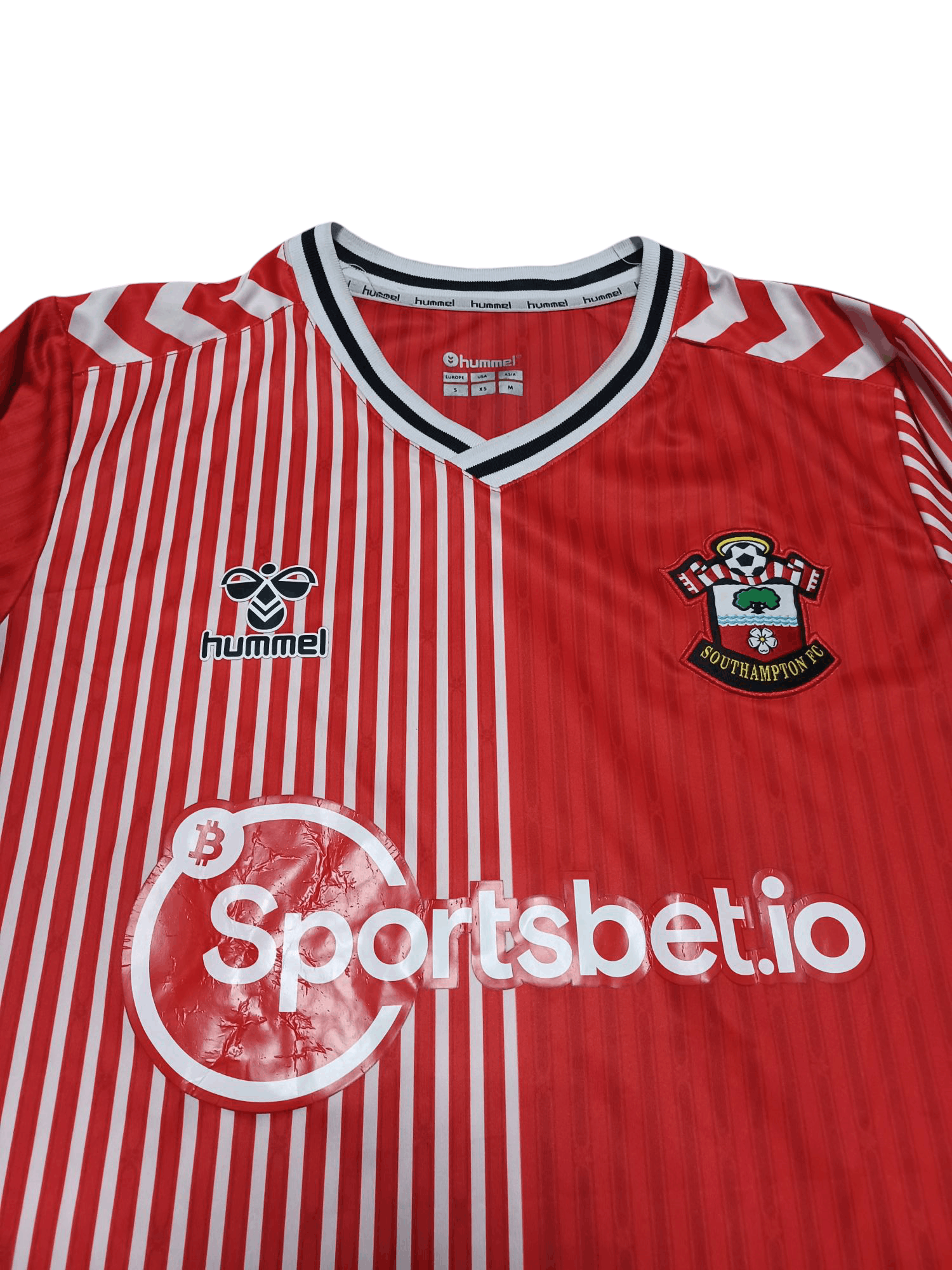 Hummel SOUTHAMPTON HUMMEL 23/24 SOCCER FOOTBALL JERSEY Size US S / EU 44-46 / 1 - 2 Thumbnail