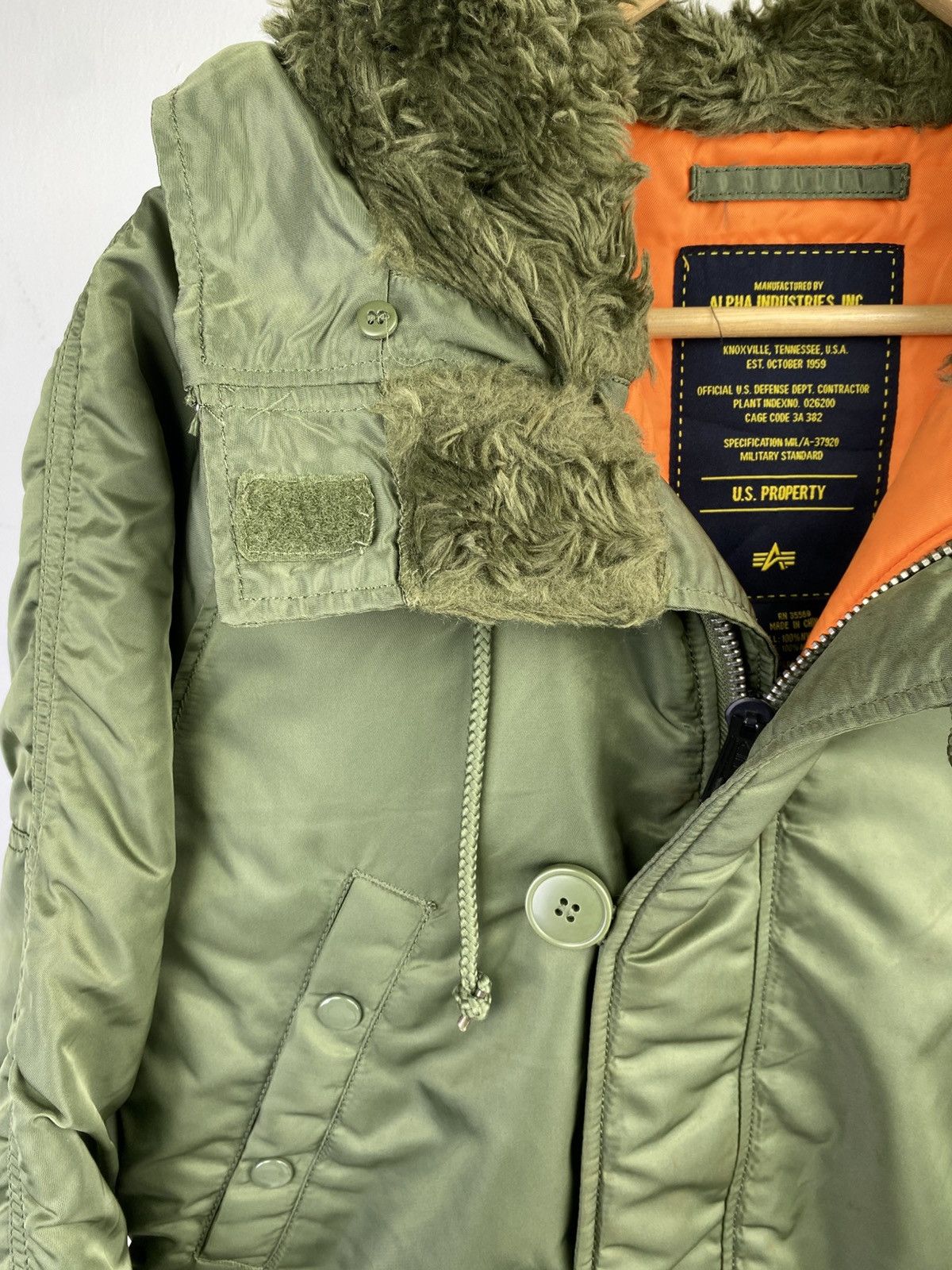 Alpha Industries 2000’s Alpha Industries N3-B Hooded Parka Size US XS / EU 42 / 0 - 5 Thumbnail