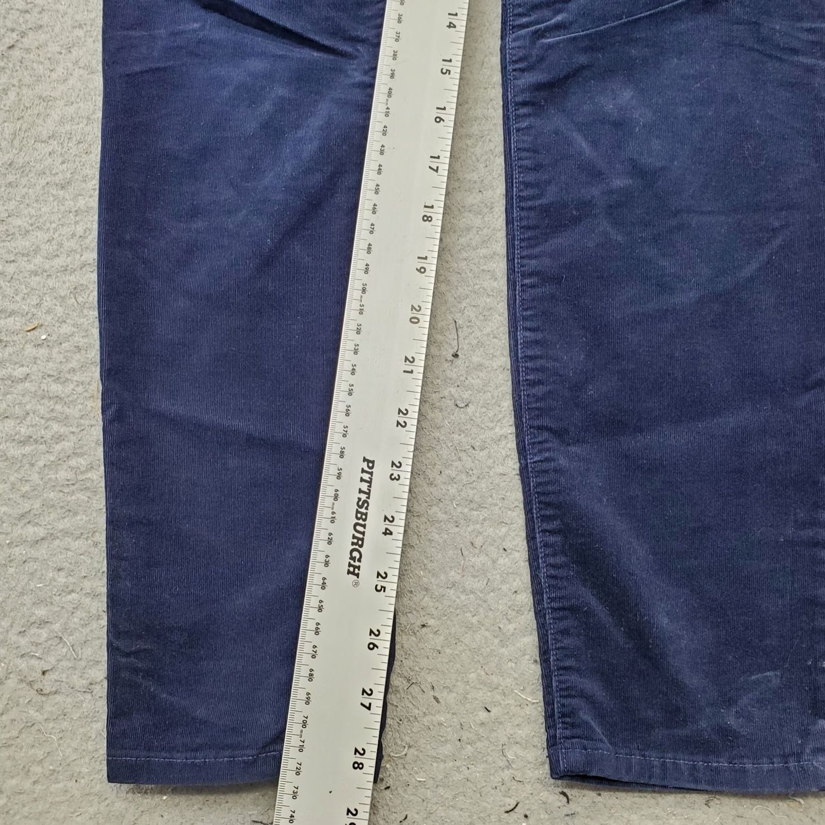 Gap Gap 1969 Legging Pants Womens Navy Corduroy Stretch Flat Front Skinny Size 28R Everyday Wear Mens? Size 28" / US 6 / IT 42 - 4 Thumbnail