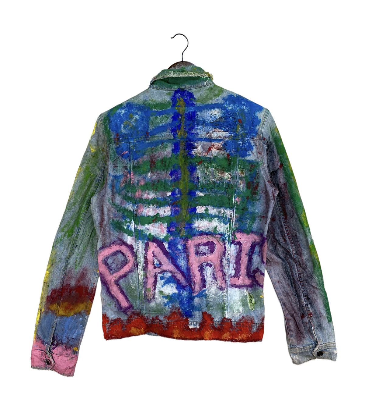 If Six Was Nine P.Grax Denim Jacket Painting Art Size US S / EU 44-46 / 1 - 5 Thumbnail