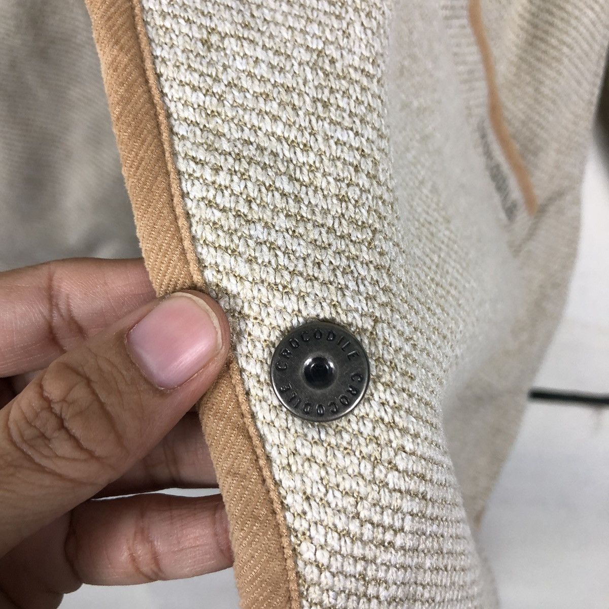 Japanese Brand 📌Vintage Wool Chore Jacket Button Crocodile Size US L / EU 52-54 / 3 - 17 Thumbnail