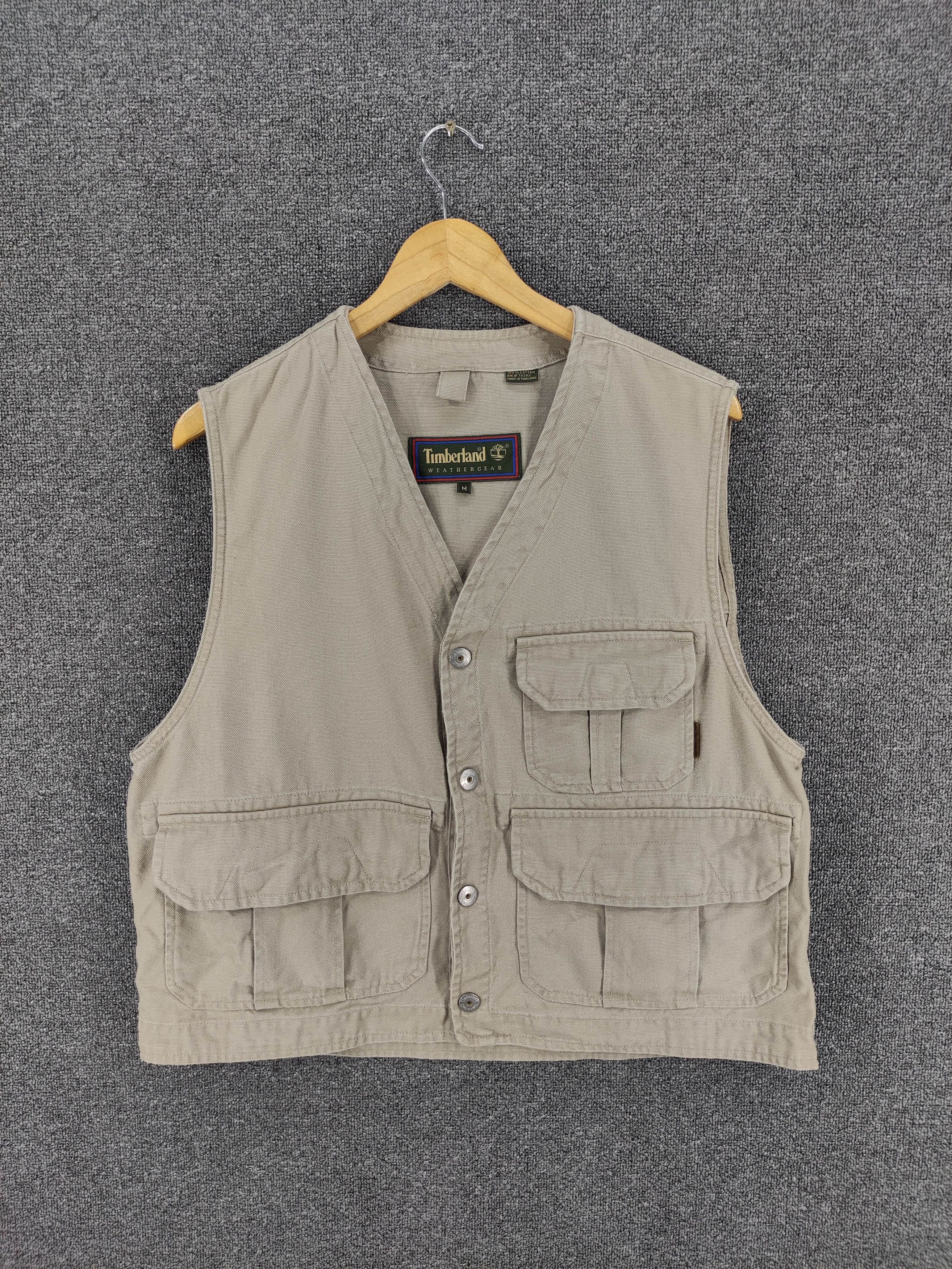 Timberland Vintage Timberland Weather Gear Vest Snap Button Size US M / EU 48-50 / 2 - 1 Thumbnail