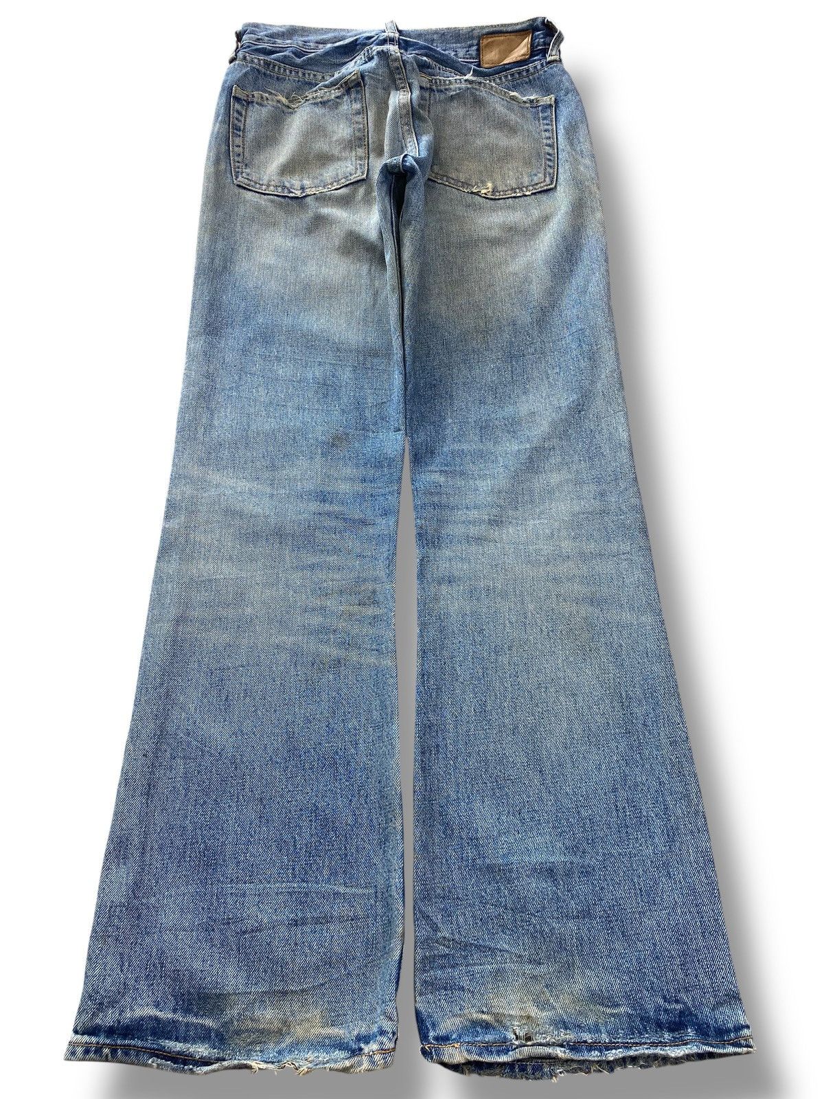 Gap Gap Faded Wash Distressed Style Boot Cut Jeans Size US 28 / EU 44 - 3 Thumbnail