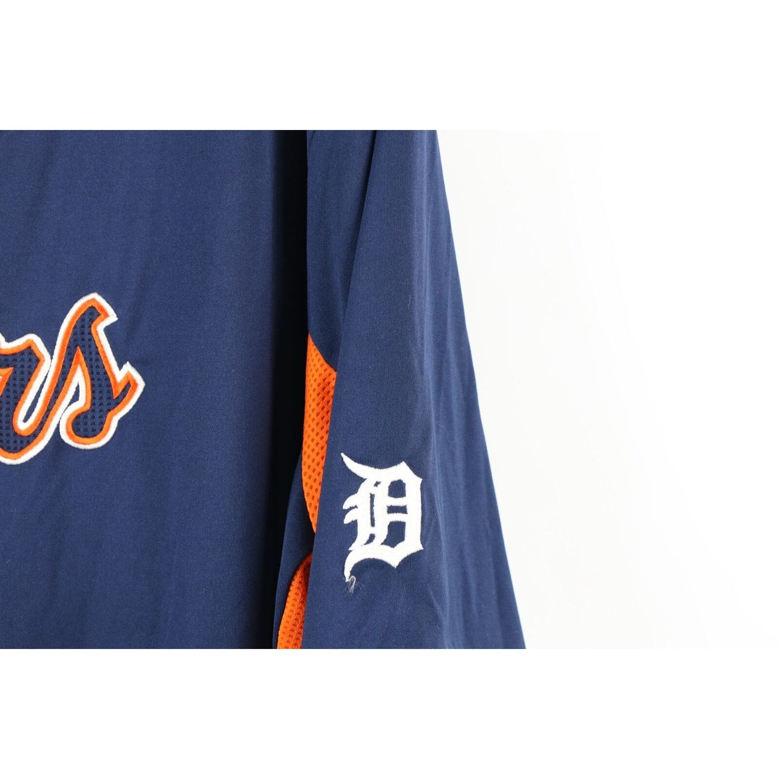 Vintage Vintage Distressed Spell Out Detroit Tigers Baseball Jersey Size US XL / EU 56 / 4 - 6 Thumbnail