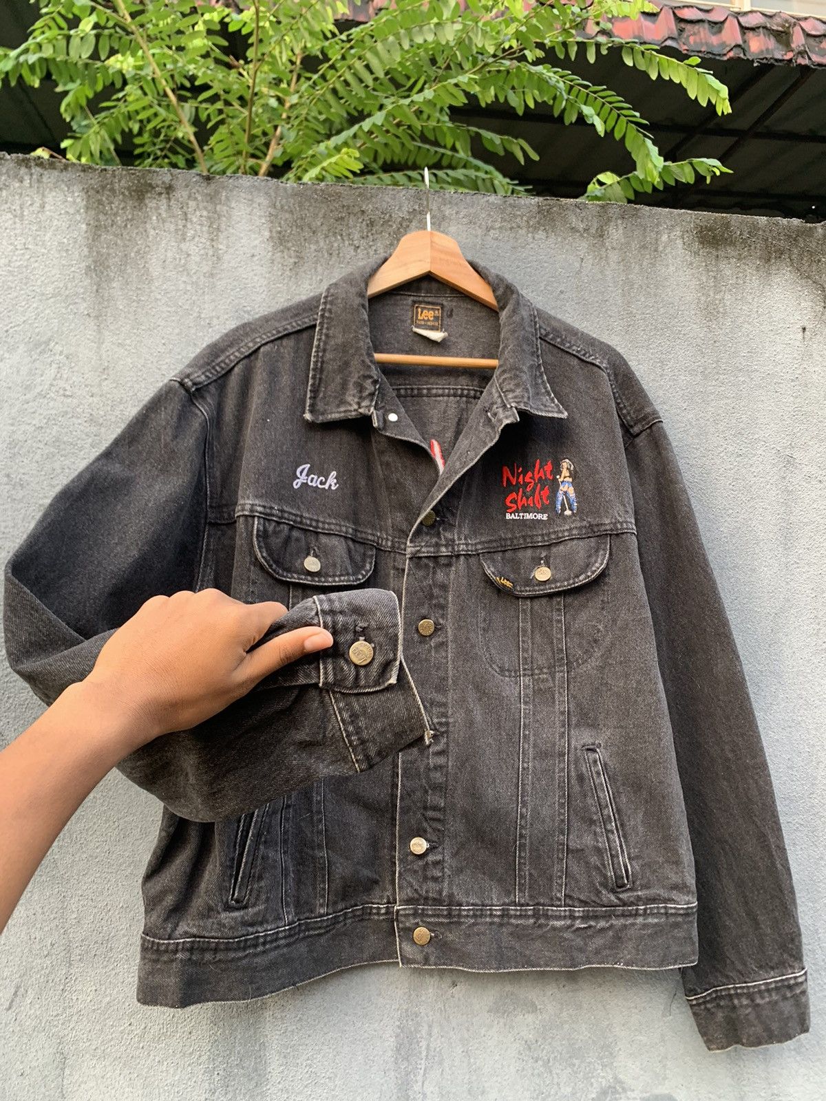 Lee 👹VINTAGE LEE STORM RIDER BAR TEES TRUCKER JACKET Size US M / EU 48-50 / 2 - 10 Thumbnail
