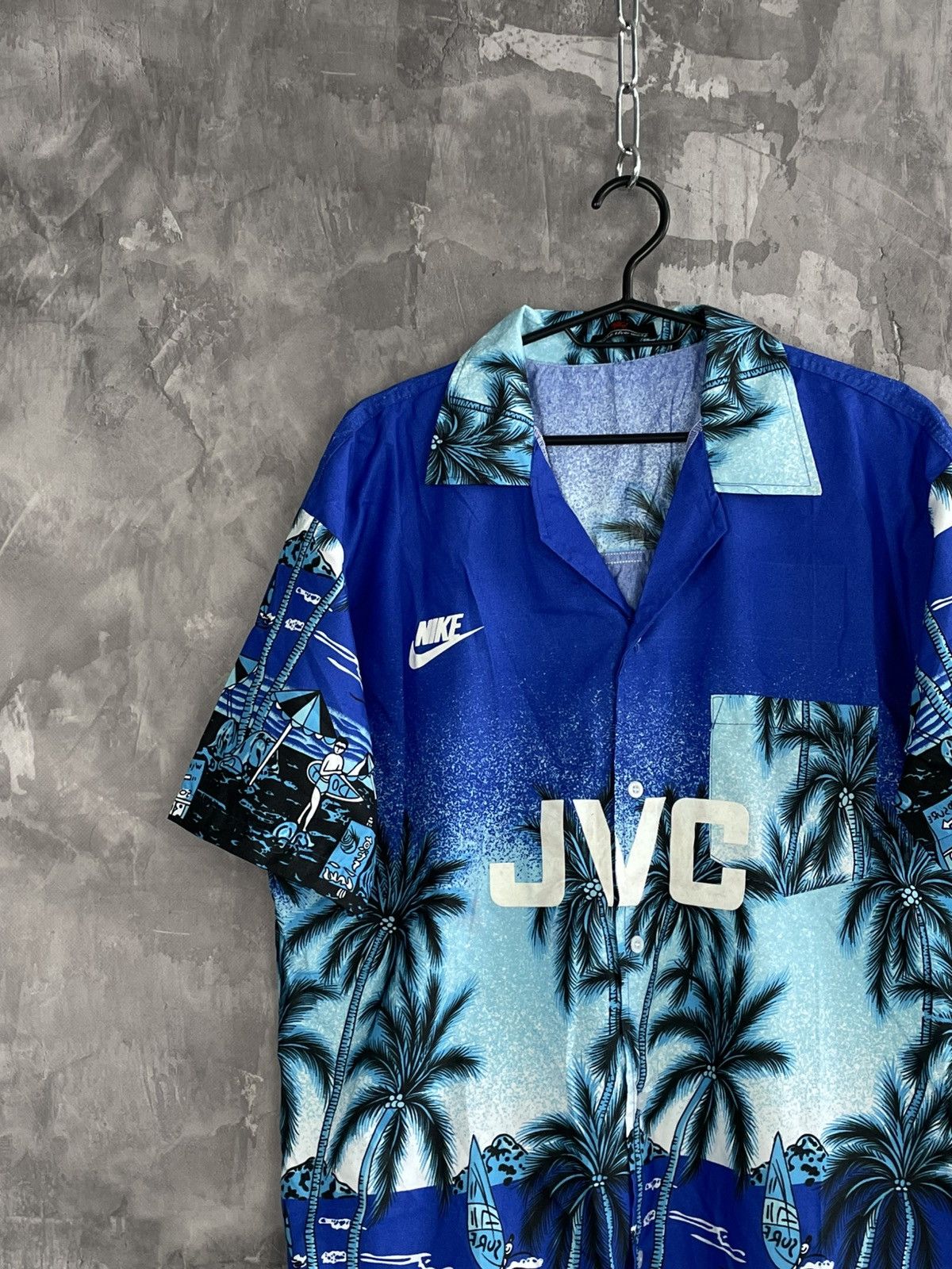 Vintage Vintage Home Football Shirt Nike Soccer JVC Size US M / EU 48-50 / 2 - 3 Thumbnail