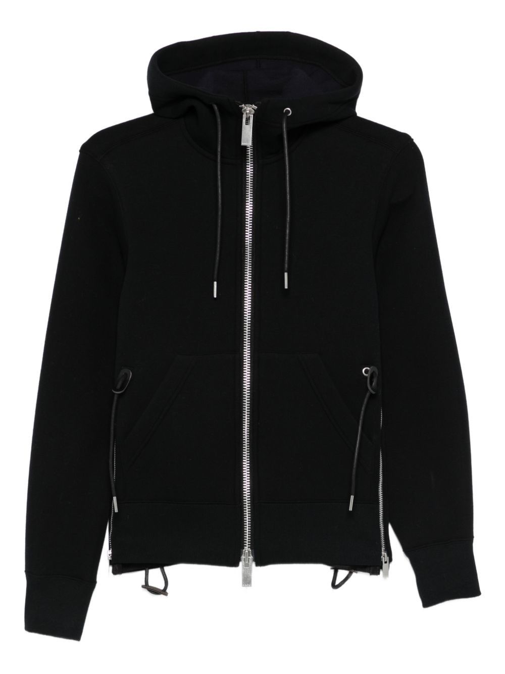 Sacai COTTON ZIPPED HOODIE Size L / US 10 / IT 46 - 1 Thumbnail