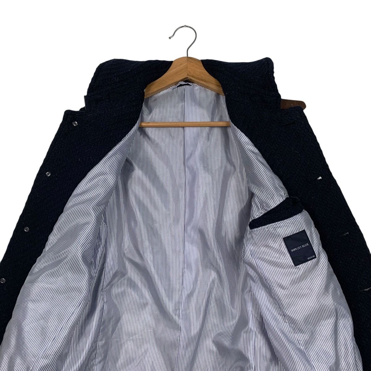 Ships Jet Blue Ships Jet Blue Wool Casual Jacket Size US S / EU 44-46 / 1 - 12 Thumbnail