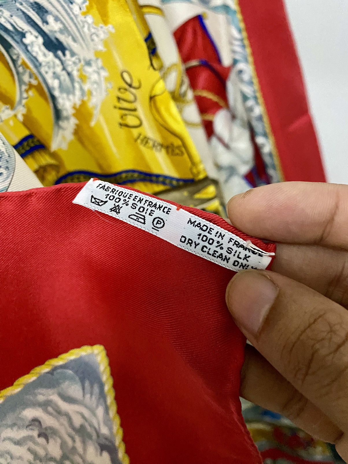 Hermes Hermès "Vive Le Vent" silk scarf by Laurence Bourthoumieu Size ONE SIZE - 13 Thumbnail