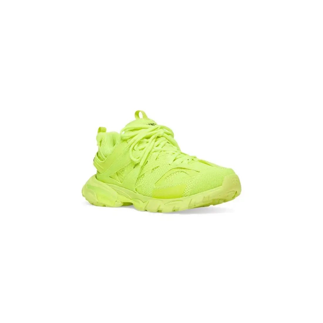 Balenciaga o1srvl11e0426 Track Sneakers In Full Mesh in Yellow Size US 12 / IT 42 - 2 Thumbnail
