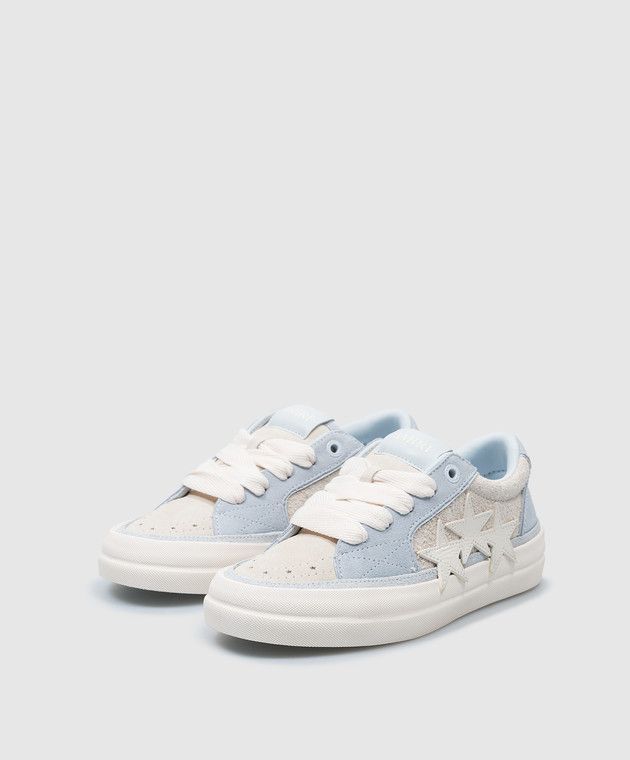 Balenciaga o1s1wg111125 Sunset Skate Low-Top Sneakers in Blue/White Size US 11 / IT 41 - 2 Thumbnail