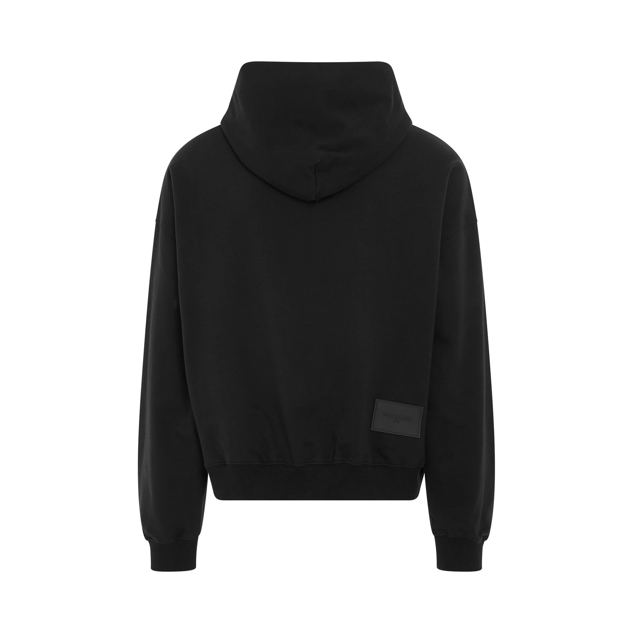 WE11DONE o1mris0824 Circle Logo Hoodie in Black Size US XS / EU 42 / 0 - 3 Thumbnail