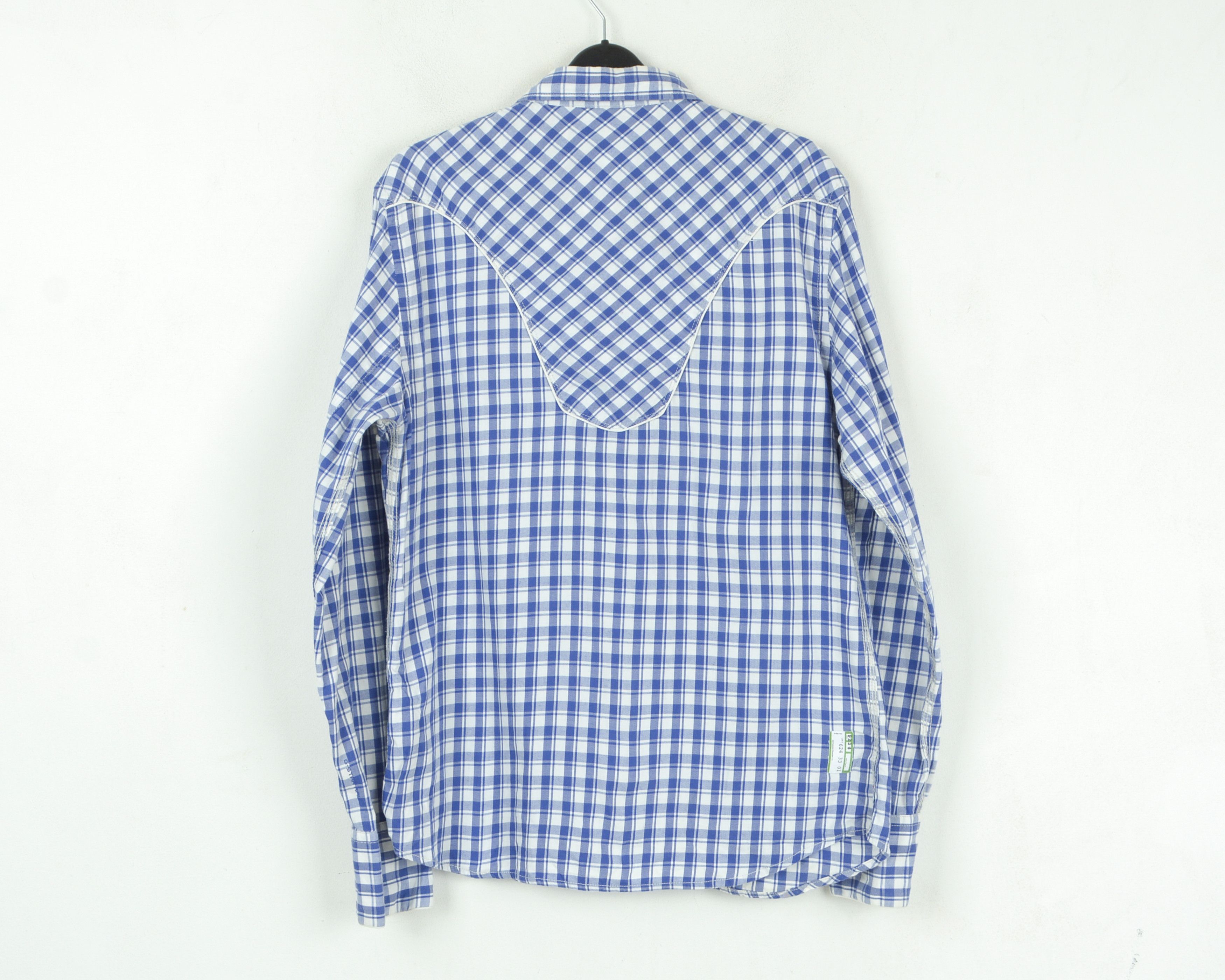 G-Star G STAR Johny Western Shirt L Casual Long Sleeve Check Plaid Size US L / EU 52-54 / 3 - 6 Thumbnail