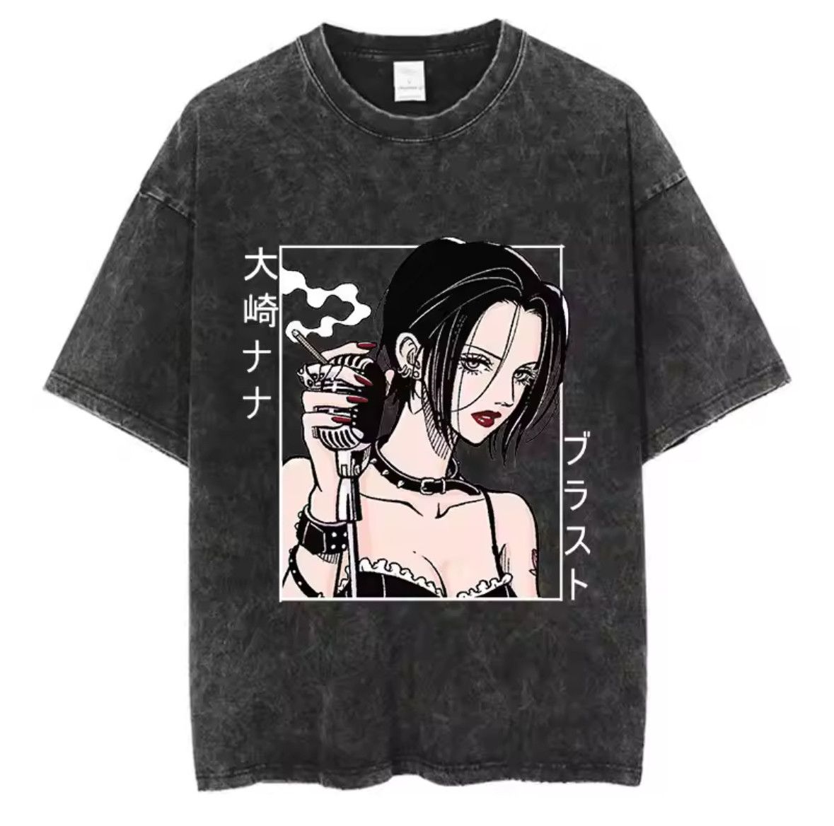 Japanese Brand Y2K Hip Hop Vintage Nana Osaki Anime Graffiti Washed T-Shirt Size US S / EU 44-46 / 1 - 1 Thumbnail