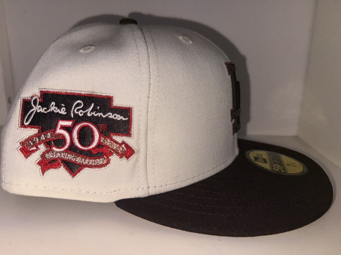 New Era Dodgers Jackie Robinson 50th Anniversary FITTED 7 1/4 Size ONE SIZE - 4 Thumbnail