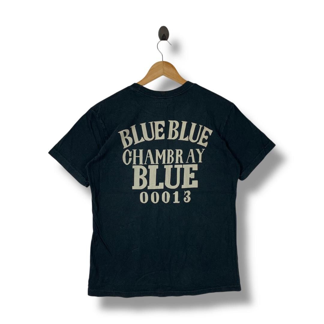 Blue Blue Japan Vintage BLUE BLUE big spellout logo printed tee Size US L / EU 52-54 / 3 - 1 Thumbnail