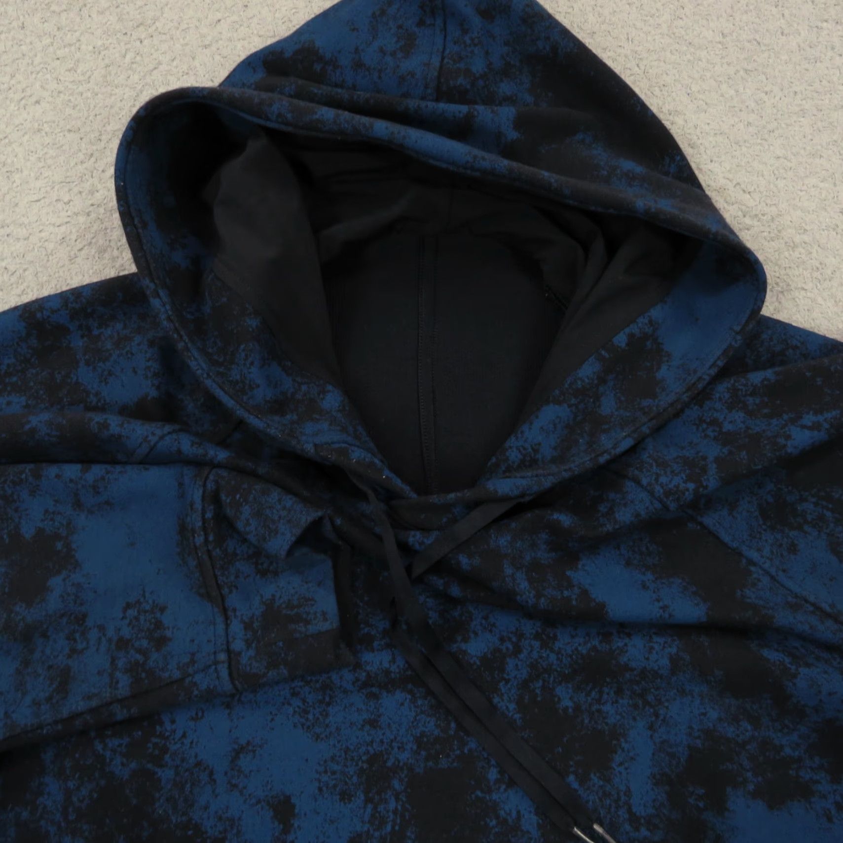 Lululemon Lululemon Hoodie Mens Small City Sweat Hooded Pullover Navy Black Tie Dye Print Shirt Size US S / EU 44-46 / 1 - 6 Thumbnail