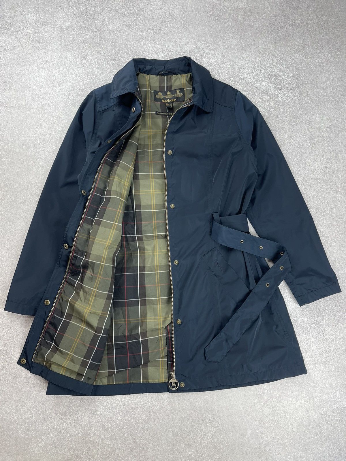 Barbour Barbour Levcadenron Trench Coat Jacket Women’s Size Uk 18 Size XL / US 12-14 / IT 48-50 - 1 Thumbnail