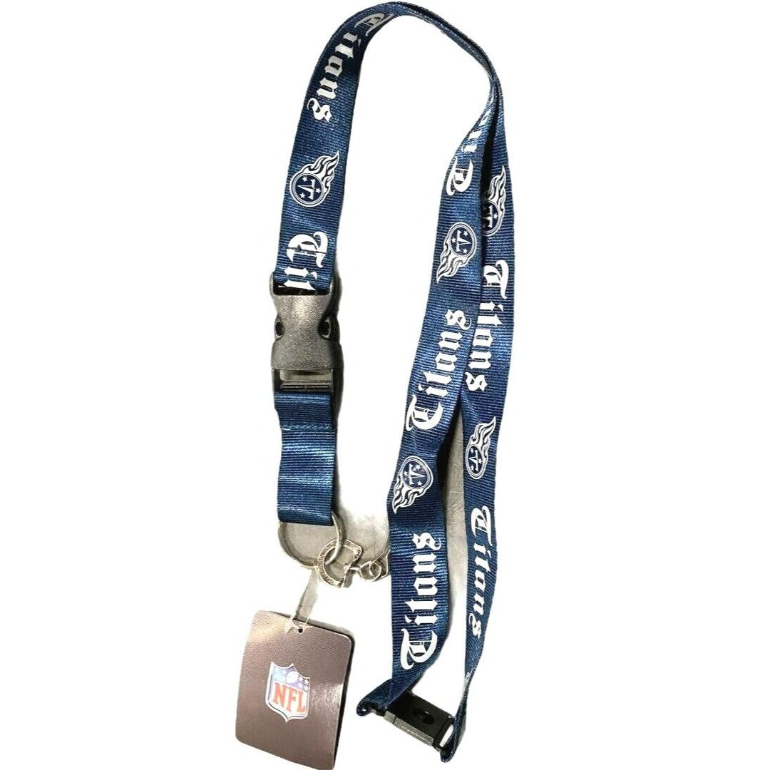 Other TENNESSEE TITANS Lanyard Keychain Old English Font Design Ne Size ONE SIZE - 2 Thumbnail